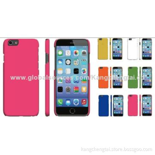 UV Finished Glossy Hard-shell Cases for iPhone 6, Durable PC Material, Lightweight